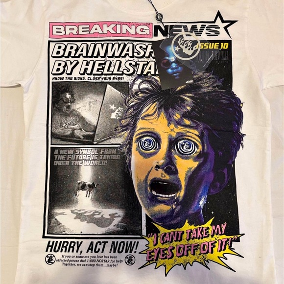 Hellstar Breaking News T-Shirt M